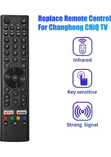 Changhong LED Tv Için Uzaktan Kumanda GCBLTVC1GBBT GCBLTVC1GBBT-C5 (Yurt Dışından)