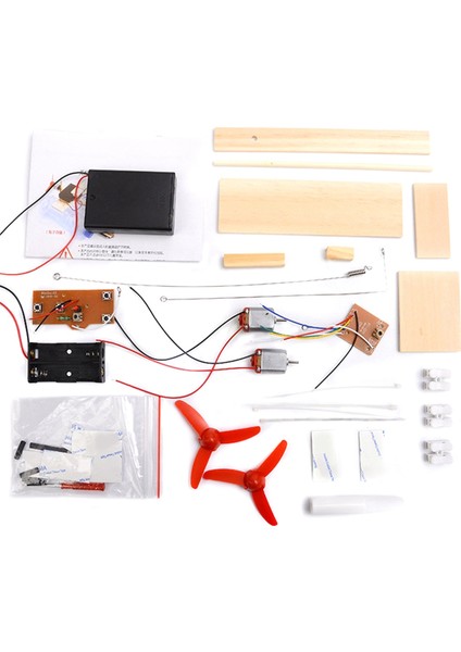 Gömülü Rüzgar Türbini Model Tekne Ahşap Uzaktan Kumandalı Tekne Dıy (Yurt Dışından)