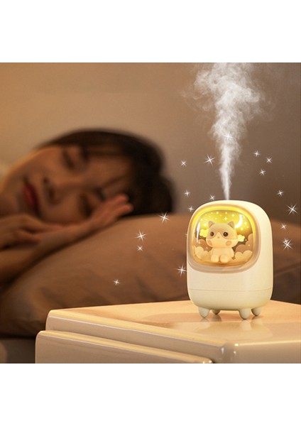 M23 Sevimli Hayvan Uzay Kapsülü USB Hava Nemlendirici Arıtma Beyaz (Yurt Dışından) fiyatları