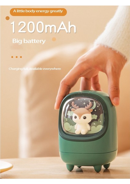 M23 Sevimli Hayvan Uzay Kapsülü USB Hava Nemlendirici Arıtma Beyaz (Yurt Dışından) indirimleri