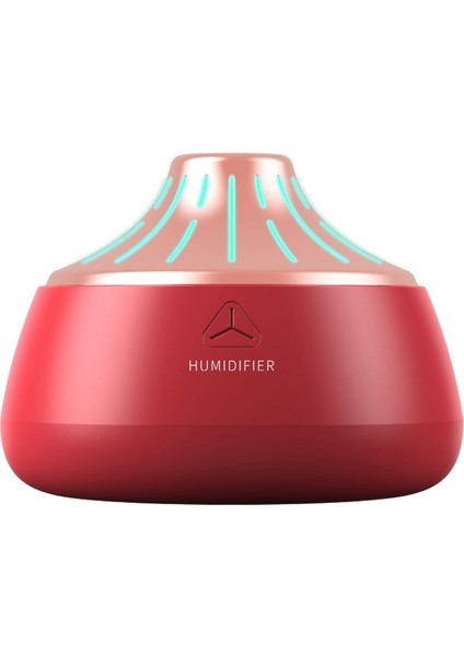 Nemlendirici 200ML USB Arıtma Yatak Odası Araba Ev Kırmızı (Yurt Dışından)