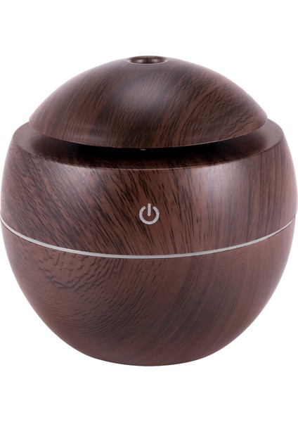 USB Difüzör Ulasonic Cool Mist 7 Renkli Led: Koyu Ahşap (Yurt Dışından)