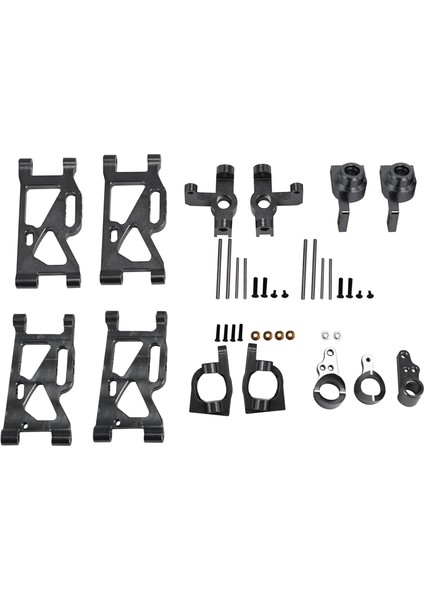 144001 1/14 Rc Araba Için Metal Salıncak C Arka Göbek Koltuğu Parçaları, Gri (Yurt Dışından)