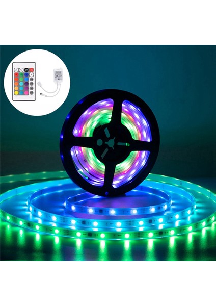 24 Tuşlu Uzaktan KUMANDA+DC12V LED Kontrol Cihazı Rgb Kontrol Kutusu (Yurt Dışından)