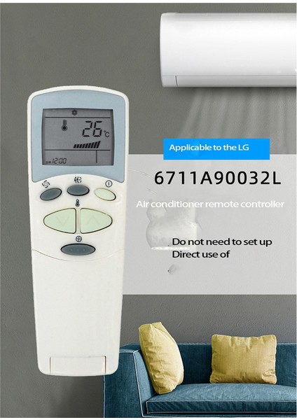 Lg 6711A90032L 6711AR2664B Için Klima Uzaktan Kumandası (Yurt Dışından) fırsatları
