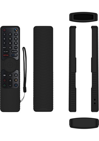 Smart Tv 4s Uzaktan Kumanda Kapağı Için Silikon Kılıf, Siyah (Yurt Dışından)