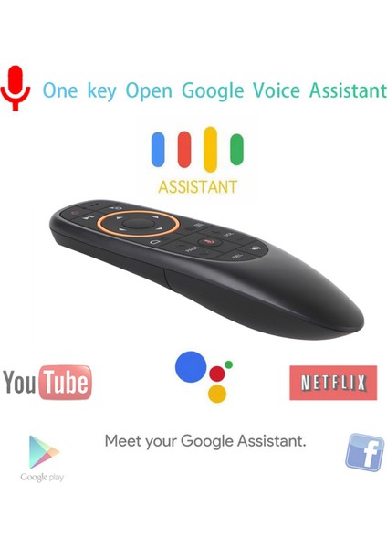 Android Tv Kutusu Pc Için Gyro Algılama Mini Kablosuz Akıllı Uzaktan Kumanda (Yurt Dışından)