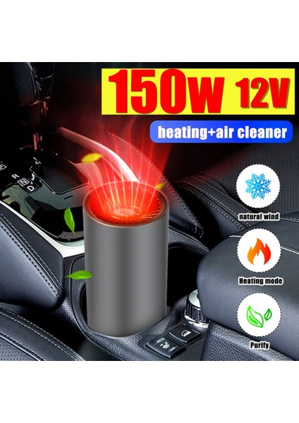 12V 150W Elektrikli Isıtıcı Hava Temizleme Cihazı Buğu Çözücü 2'si 1 Arada Braketsiz (Yurt Dışından)