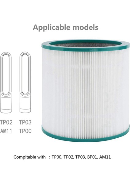 Hepa Filtresi TP01, TP03, TP02,BP01 Için Hava Temizleme Filtresi (Yurt Dışından)