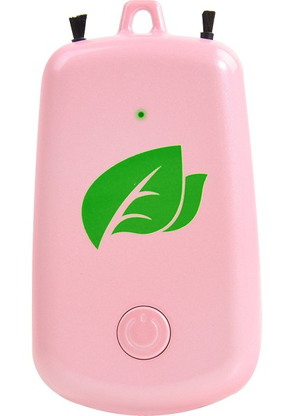 Araba Oksijen Çubuğu, USB Şarj Edilebilir Negatif Iyon Hava Temizleme Cihazı Pembe (Yurt Dışından)