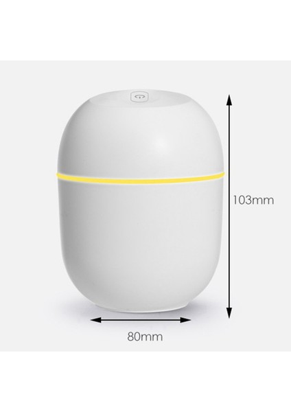 2x Hava Nemlendirici USB 220ML Ofis Için Taşınabilir Mist Difüzör, Beyaz (Yurt Dışından) fiyatları