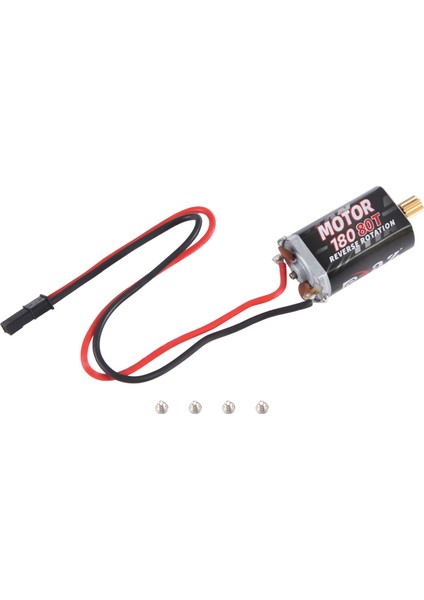 Paslanmaz Çelik Pinyonlu 180 Fırçalı Motor, 80T (Yurt Dışından)