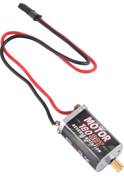 Paslanmaz Çelik Pinyonlu 180 Fırçalı Motor, 80T (Yurt Dışından)