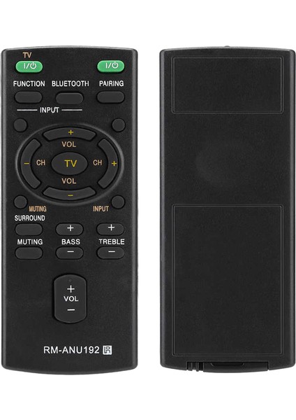 -ANU192 Sound Bar Için Bluetooth Hoparlör Uzaktan Kumandası (Yurt Dışından)