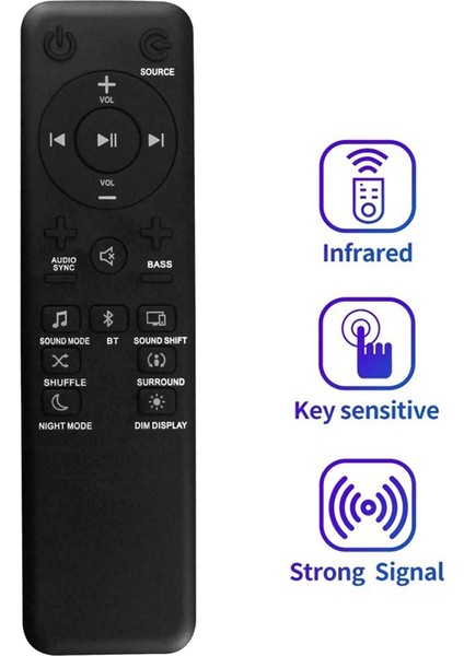 Bar/2.1/3.1/5.1 2.1 Sound Bar, Bar 3.1 Için Uzaktan Kumanda Değiştirme (Yurt Dışından) fiyatları