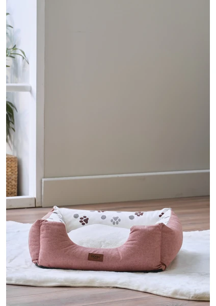 Doqu Home Petlife Small Evcil Hayvan Yatağı Misty - Pudra