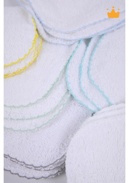 Babyhola 6'lı Bebek Ağız Mendili ve Ter Havlusu Paket Düz Mavi fırsatları