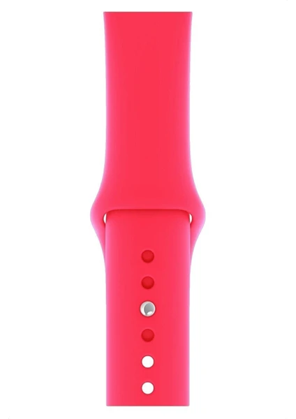 Apple Watch Seri 1/2/3/4/5/6/7/8/se/ultra 38MM 40MM 41MM Kordon Kayış Bileklik Klasik Silikon Barbie Pink