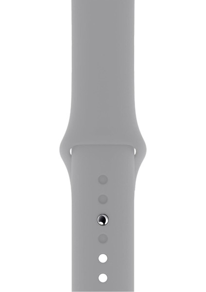 Apple Watch Seri 1/2/3/4/5/6/7/8/se/ultra 42MM 44MM 45MM 49MM Kordon Kayış Bileklik Klasik Silikon Gri