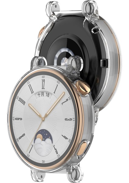 Huawei Watch Gt4 41MM Uyumlu Kasa ve Ekran Koruyucu 360 Tam Koruma Silikon Kılıf modelleri