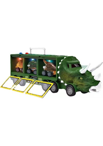 Jurassic Dinozor Hafif Taşıma Kamyonu Çocuk Oyuncak Taşınabilir Saklama Kabı Kamyon Yaratıcı Oyuncak Kamyon (Yurt Dışından)