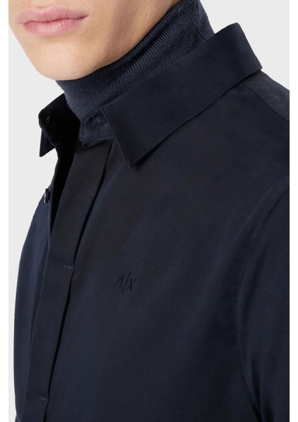 Streç Pamuklu Slim Fit Gömlek Erkek Gömlek 8nzcbd ZN10Z 1510