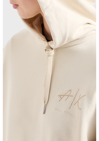 Pamuklu Regular Fit Kapüşonlu Sweat Bayan Sweat 3DYM12 Yjffz 1787 fırsatları