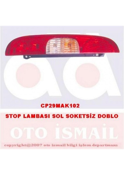 Stop Lambasi Sol Doblo 2006 Duysuz 313105