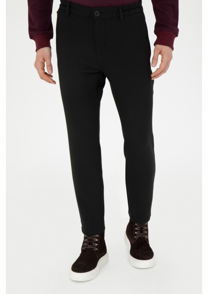 Erkek Siyah Pantolon (Kanvas-Chino) 50277152-VR046 fiyatları
