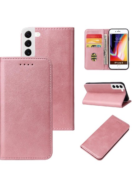 Yihang Boutique Samsung Galaxy S23 Artı Deri Folio Flip Case Tam Koruma Telefon Kılıfı (Yurt Dışından)