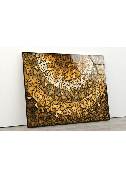 Altın Mozaik Temperli Cam Duvar Tablosu fiyatları