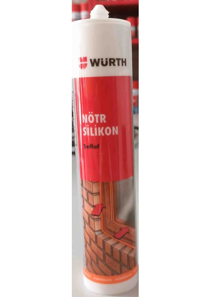 Wurth Nötr Silikon Seffaf 310 ml