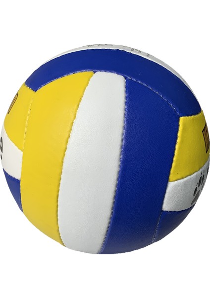 KT6000 Voleybol Topu El Dikişli Mavi Beyaz