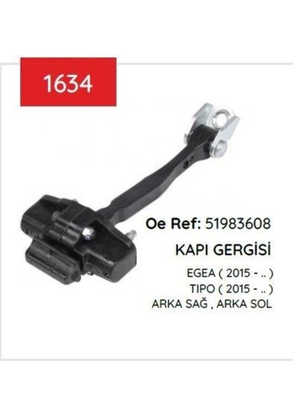 Kapı Gergısı Egea Tıpo Arka 51983608