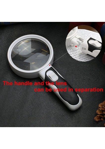 El Tipi Optik Büyüteç LED Işıklı El Tipi Okuma Büyüteci 20 Kez (Yurt Dışından) fırsatları