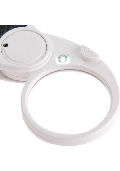 Jdxhlau 10 Ticaret Büyüteç Büyüteç LED Lamba ile Cep Büyüteç Taşınabilir Katlanır Anahtarlık (Yurt Dışından) fiyatları