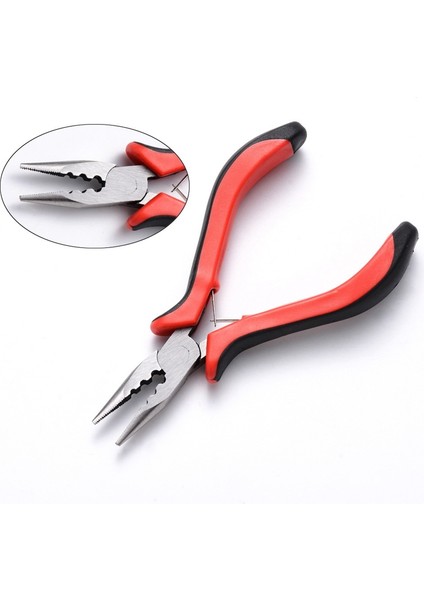 Bradoo-1 Paket 45 Çelik Takı Boncuk Crimper Araçları Takı Yapımı Için Sıkma Basın Pense Kırmızı (Yurt Dışından)