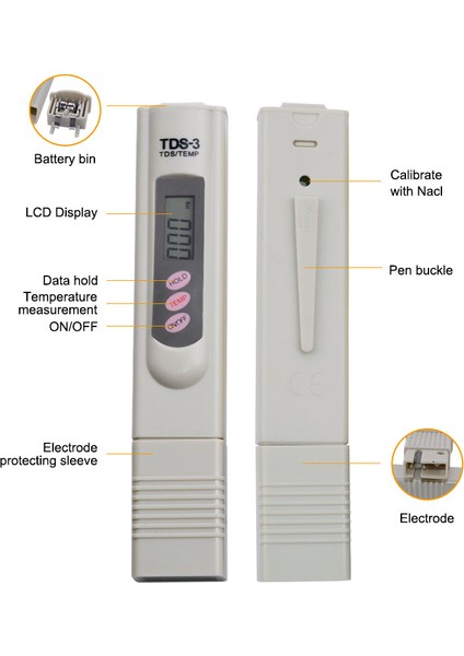 Yıeryı Taşınabilir Kalem Taşınabilir Dijital Su Sayacı Filtresi Ölçüm Su Kalitesi Saflık Test Cihazı Tds Metre (Yurt Dışından) modelleri