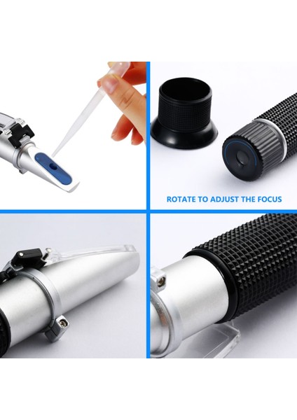 Yieryi El Test Cihazı Aracı 4 In 1 Motor Sıvı Glikol Antifriz Donma Noktası Araba Aküsü Refraktometre Antifriz Test Cihazı (Yurt Dışından) indirimleri