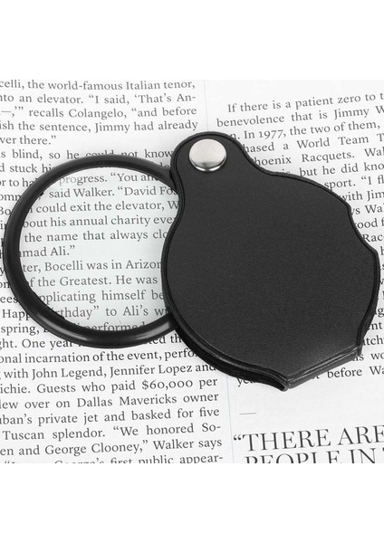 2x Katlanır Katlanır Cep Büyüteç Büyüteç Lens 3x Büyütme Katlanır Deri Kılıf Büyüteç (Yurt Dışından) indirimleri