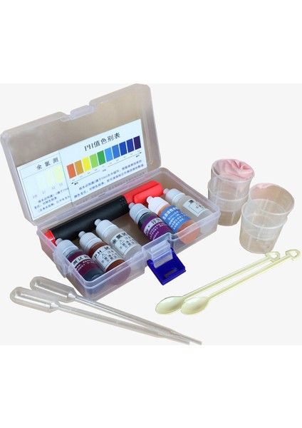 Ph Reaktifi Mineral Kalemi Artık Klor Reaktifi Kiti Kutusu Içeren Ev Içme Suyu Kalite Test Araç Kutusu (Yurt Dışından) indirimleri