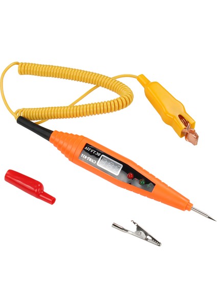 Araba Test Kalemi Araba Devre Test Kalemi 6V/12V/24V Dijital Ekran Kalemi Oto Tamir Özel Hat Algılama Aracı (Yurt Dışından)