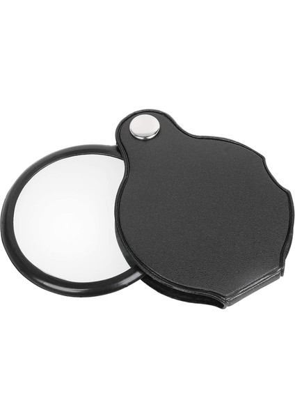 Jaerbee Katlanır Katlanır Cep Büyüteç Büyüteç Lens 3x Büyütme Katlanır Deri Kılıf Büyüteç (Yurt Dışından) fiyatları