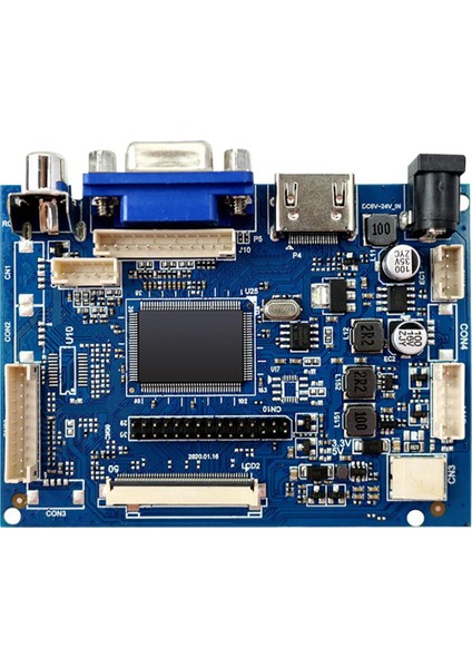 7 Inç 1024X600 LCD Ekran Ekran Sürücü Kartı W/sürücü Kartı Monitörü Raspberry Pi Için Destek Av Geri Döndürme Önceliği (Yurt Dışından)
