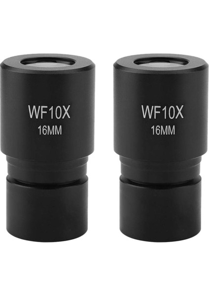 2x Mikroskop Mercek Lensleri, DM-R001 WF10X Mikroskop Oküler Montaj Için 16MM Mercek 23.2mm Ölçekli 0.1mm (Yurt Dışından)