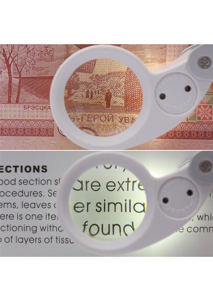 40 Kez Çift LED Lamba Katlanır Büyüteç Yeşim Takı Koleksiyonu ve Takdiri Için Uygundur Yeniden Kullanılabilir Siyah (Yurt Dışından) fiyatları