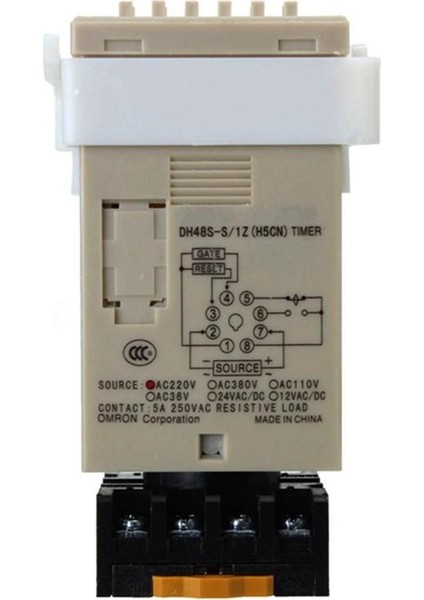 Ac 220V 5A Programlanabilir Çift Zamanlı Zamanlayıcı Gecikme Röle Cihazı Aracı DH48S-S (Yurt Dışından)