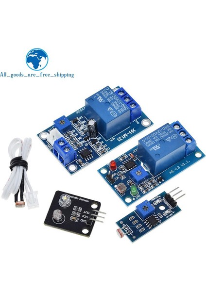 XH-M131 Dc 5 V / 12 V Işık Kontrol Anahtarı Fotodirenç Röle Modülü Algılama Sensörü 10A Parlaklık Otomatik Kontrol Modülü (Yurt Dışından)