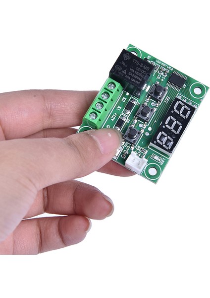 W1209 Dijital LED Dc 12V Sıcaklık Sıcaklık Isı Soğutma Kontrol Anahtarı Modülü (Yurt Dışından) fırsatları