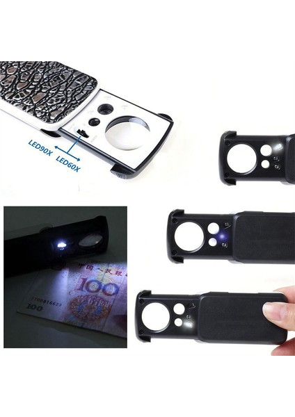 Adet 30 Kez 60 Kez 90 Kez Slide-Out Takı Büyüteç LED Lamba ile Katlanır Takı Büyüteç Yeniden Kullanılabilir Dayanıklı Kullanımı Kolay (Yurt Dışından) fiyatları